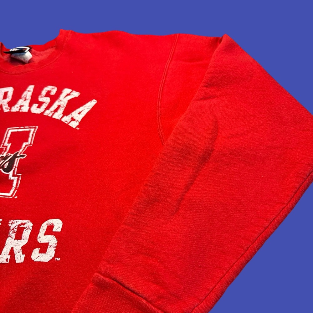 Pro Player Nebraska Cornhuskers Sweatshirt 2XL Red College Football NCAA - Picture 5 of 13